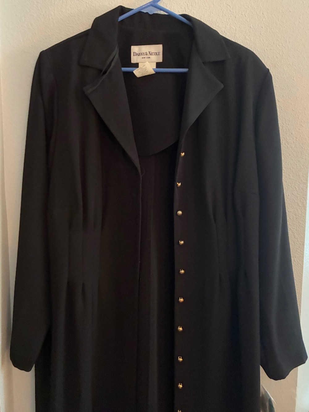 Danny & Nicole black trench coat